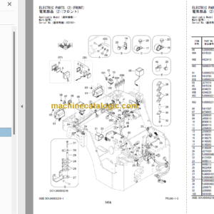 Hitachi ZC35C-5 ZC35T-5 Vibratoy Roller Parts Catalog