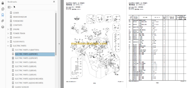 Hitachi ZC35C-5 ZC35T-5 Vibratoy Roller Parts Catalog