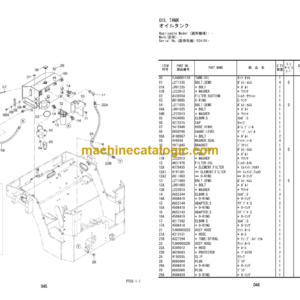 Hitachi ZC35C-3 35T-3 Vibratory Roller Parts Catalog