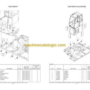 Hitachi EX200-210 Super+ Parts Catalog