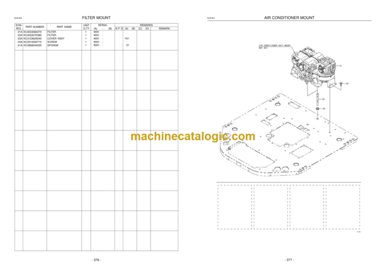 Hitachi ZW330 Wheel Loader Parts Catalog