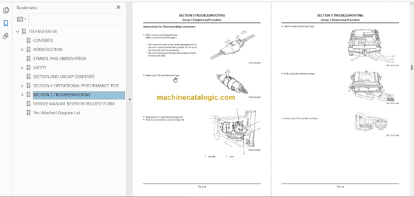 Hitachi ZX225USLC-6 ZX225USRLC-6 Technical and Workshop Manual