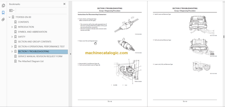 Hitachi ZX225USLC-6 ZX225USRLC-6 Technical and Workshop Manual