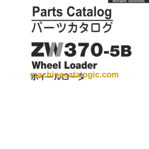 Hitachi ZW370-5B Wheel Loader Parts Catalog