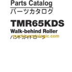 Hitachi TMR65KDS Walk-behind Roller Parts Catalog