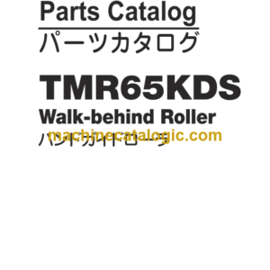 Hitachi TMR65KDS Walk-behind Roller Parts Catalog