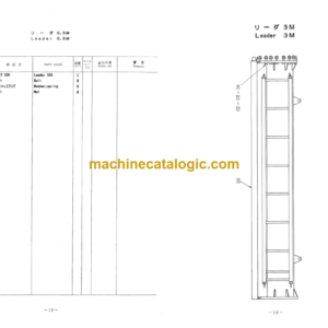 Hitachi KH100D 35S Parts Catalog