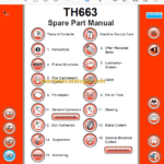 Sandvik TH663 Parts Manual Serial No. T763D139