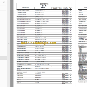 Hitachi ZW550-6 Wheel Loader (6WG1) Parts Catalog