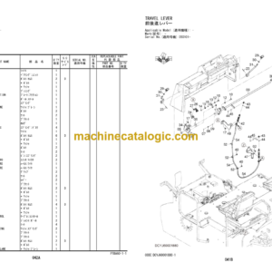 Hitachi ZC125M-5 Macadam Roller Parts Catalog