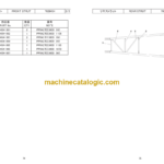 Hitachi Sumitomo SCX550 Bracing List