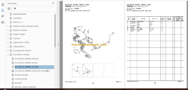 Hitachi ZW550-6 Wheel Loader (6WG1) Parts Catalog