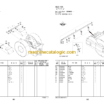 Hitachi ZC125M-5 Macadam Roller Parts Catalog