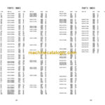 Hitachi ZW310-5B Wheel Loader Equipment Components Parts Catalog