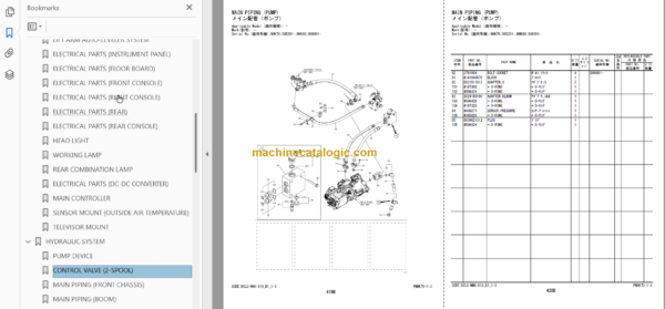 Hitachi ZW550-6 Wheel Loader (6WG1) Parts Catalog