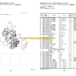 Hitachi ZW310-5B Wheel Loader Equipment Components Parts Catalog