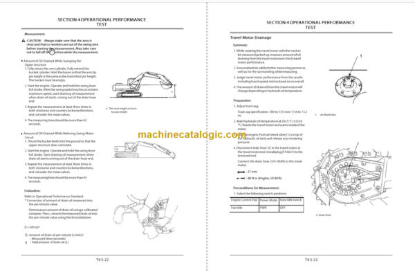 TATA Hitachi EX200LC Super+ Technicial and Workshop Manual