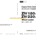 Hitachi ZW170-5A ZW220-5A Wheel Loader Parts Catalog