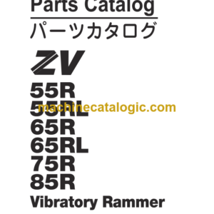 Hitachi ZV55R 55RL 65R 65RL 75R 85R Vibratory Roller Parts Catalog