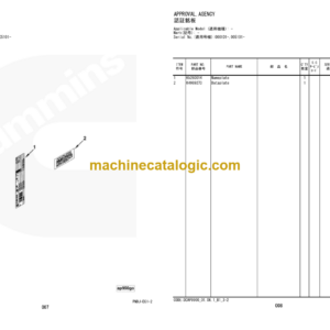 Hitachi ZW170-5A ZW220-5A Wheel Loader Parts Catalog