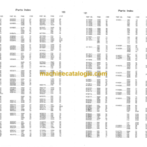 Hitachi KH125D Hydraulic Earth Drill Parts Catalog