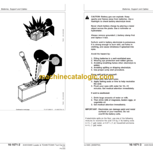 John Deere 444H 544H Loader TC44H TC54H Tool Carrier Repair Technical Manual