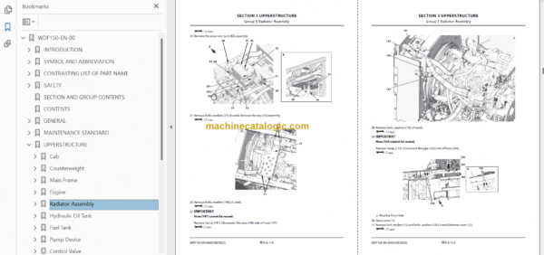 Hitachi ZX225USLC-7 Technical and Workshop Manual