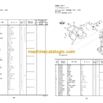 Hitachi ZV55R 55RL 65R 65RL 75R 85R Vibratory Roller Parts Catalog