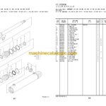 Hitachi ZC35C-5 35T-5 50C-5 50T-5 Vibratory Roller Equipment Components Parts Catalog