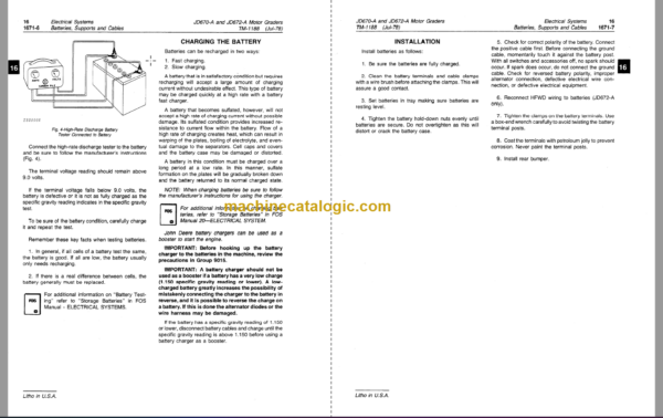 John Deere 670A and 672A Motor Grader Repair Technical Manual