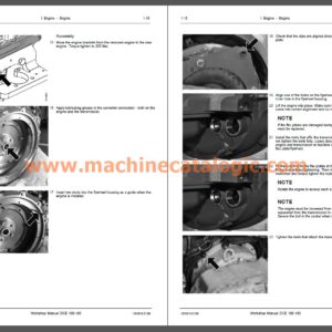 Kalmar DCE 100-180 Forklift trucks 10-18 tonnes Workshop Manual