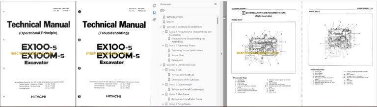 EX100-5 EX100M-5 Technicial and Workshop Manual