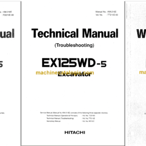 EX125WD-5 Technicial and Workshop Manual