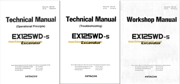 EX125WD-5 Technicial and Workshop Manual