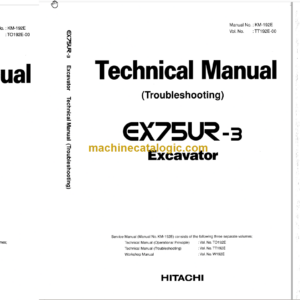 EX75UR-3 Technicial and Workshop Manual