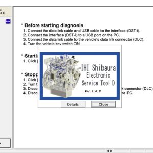 IHI Shibaura Electronic Service Tool D (Diagnostic Software) v1.0.9
