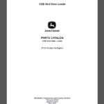 John Deere 332D Skid Steer Loader Parts Catalog