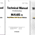 Hitachi MA145-5 Amphibious Soft Terrain Vehicle Techical and Workshop Manual