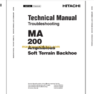 MA200 Amphibious Excavator Technical and Workshop Manual