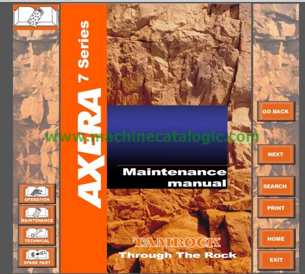 Sandvik AXERA 7-260C Drill Maintenance Manual