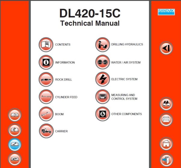 Sandvik DL420-15C Drilling Rig Technical Manual