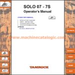 Sandvik SOLO 07 - 7S Operator's Manual