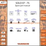 Sandvik SOLO 07 - 7S Spare Parts Manual