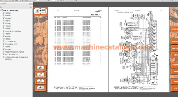 Sandvik-Tamrock AXERA 7S-260 Schematic Diagrams