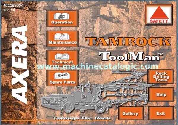 Sandvik-Tamrock AXERA 7S-260 TOOLMAN (Service, Operator’s and Maintenance Manual, Parts Catalog)