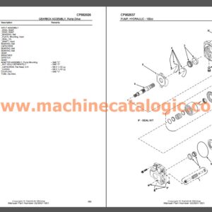 Sandvik DR580 Drill Rig Parts Manual