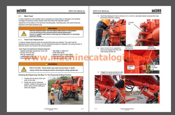 Sandvik DR580 Drill Service Manual PDF