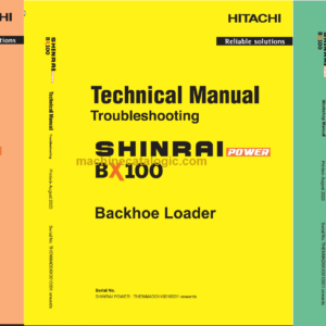 Hitachi Shinrai Power BX100 Technicial and Workshop Manual