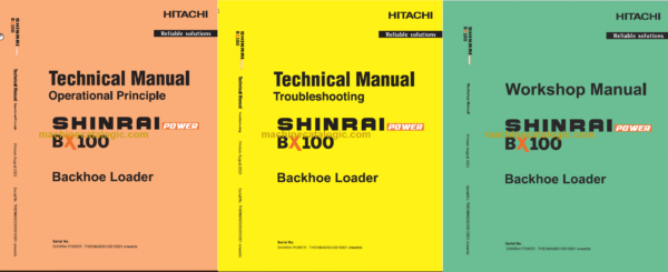 Hitachi Shinrai Power BX100 Technicial and Workshop Manual