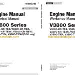 Hitachi V3800 Series Engine Technicial and Workshop Manual